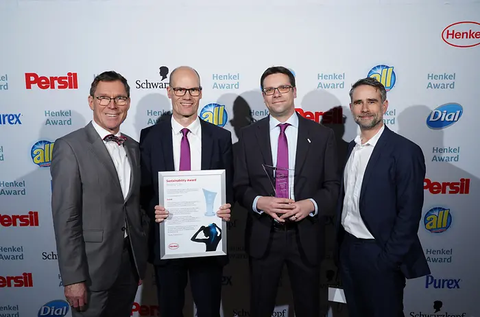 Sustainability Award Beauty Care / Evonik (winner): Thomas Förster, Tammo Boinowitz, Oliver Wittlake, Thomas Welß