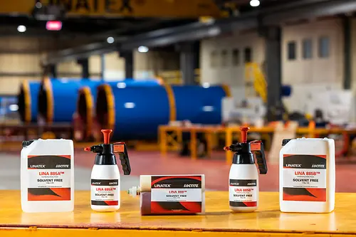 LINATEX® LOCTITE® - LINA 88™, the first high-performance, zero VOC adhesive range for rubber lining in the mining industry