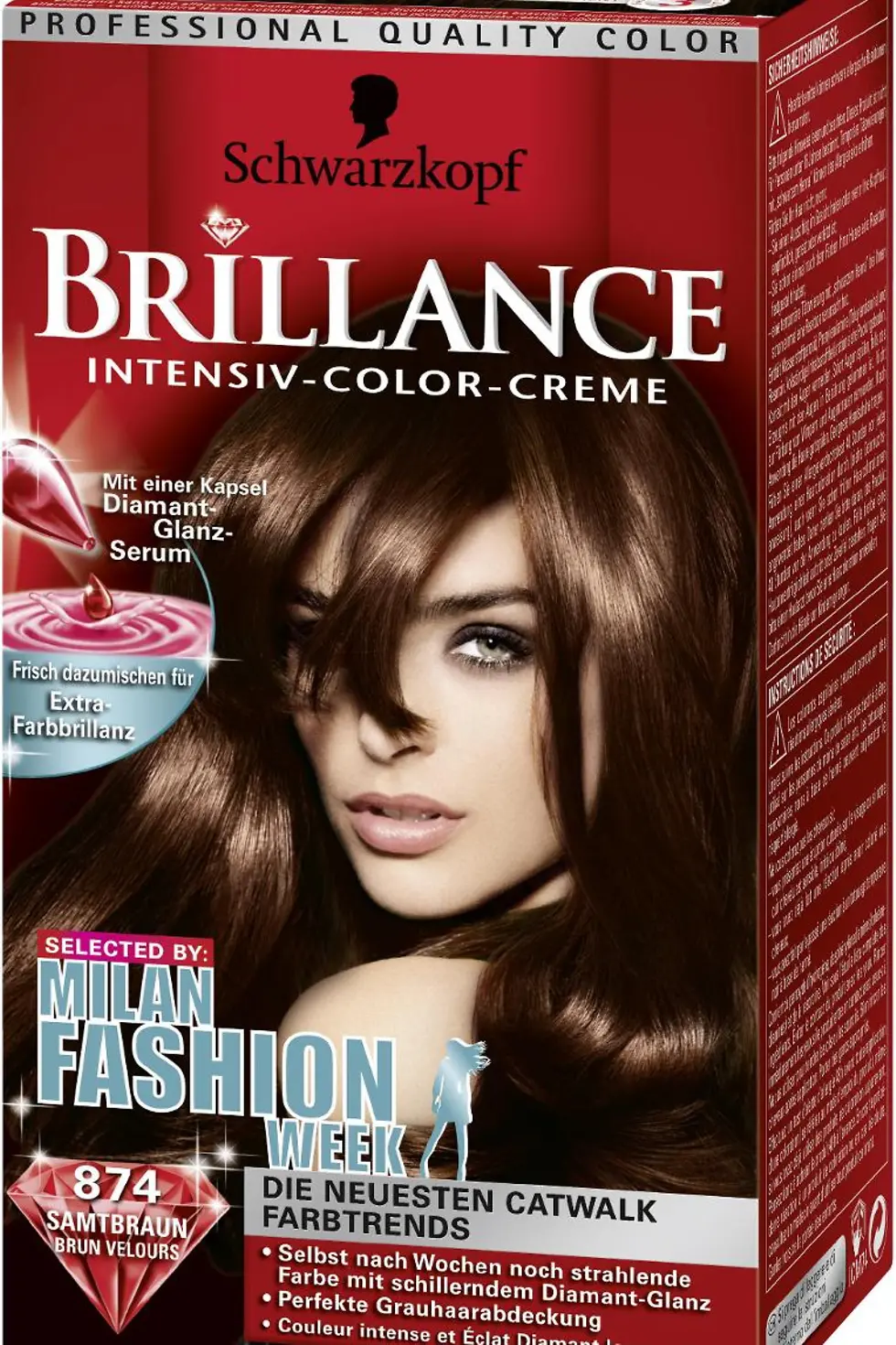 Brillance Milan Fashion Collection 874 Samtbraun