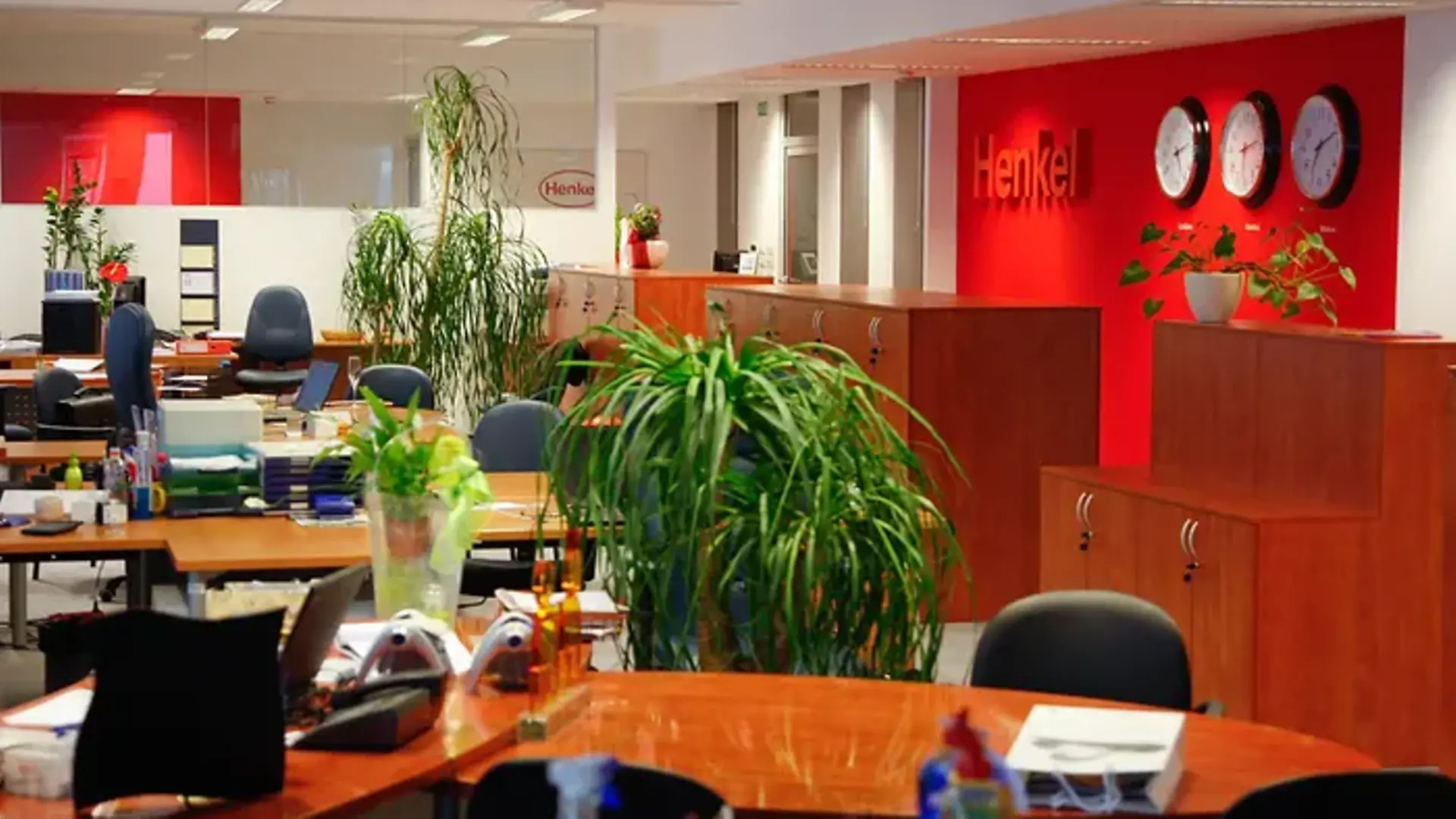 Fotografija Henklove pisarne v Ljubljani