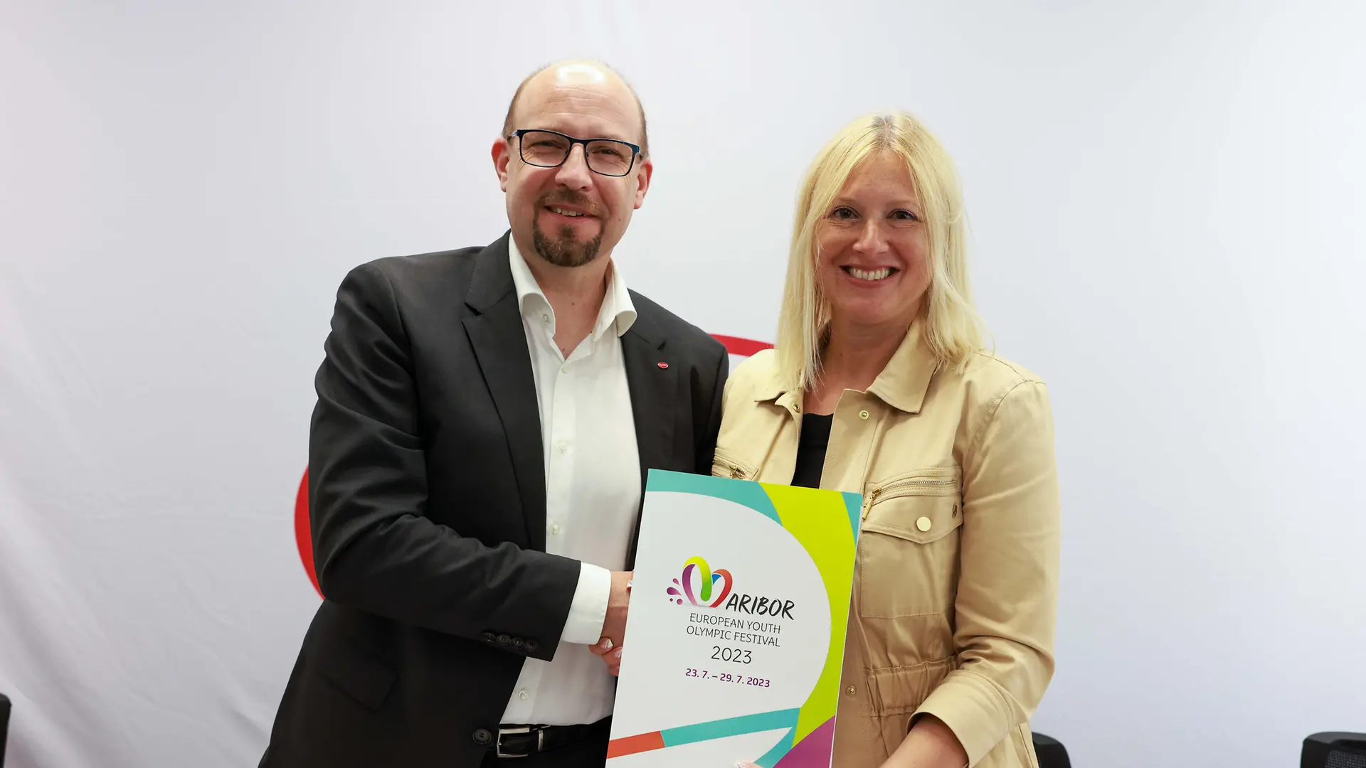 Gregor Majcen, direktor Henkla Maribor 2023, Nataša Ritonija, direktorica OFEM Maribor 2023