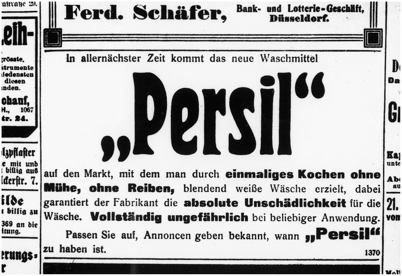 Anzeige für Persil 1907