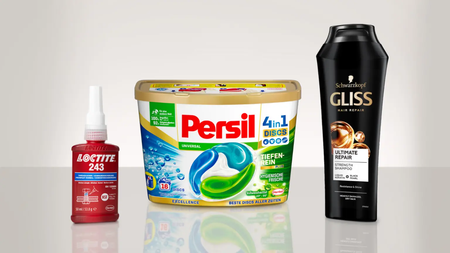 Henkel Top-Brands: Loctite, Persil, Schwarzkopf